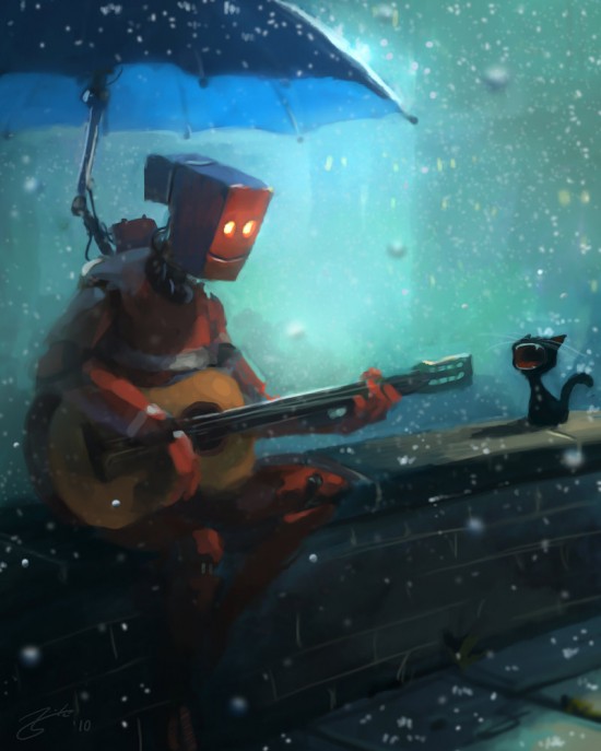 Stories with robots and friendship by Goro Fujita