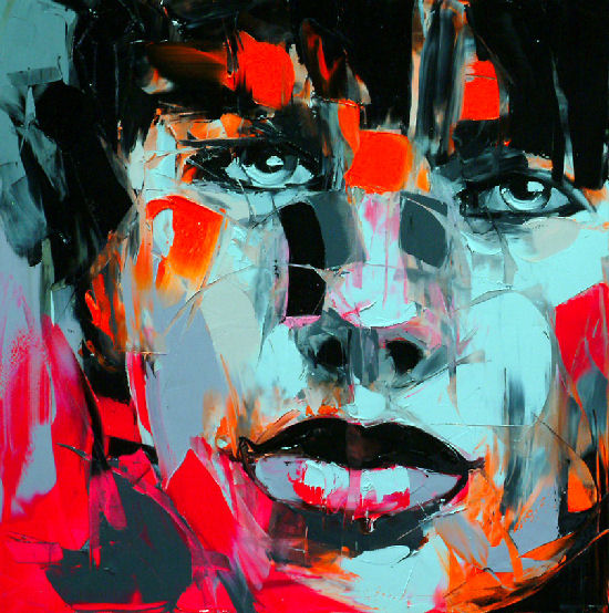 Strong and lively colors in Nielly Francoise's paintings