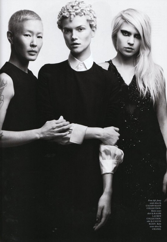 Lovely models for Love Magazine, shoots by Patrick Demarchelier
