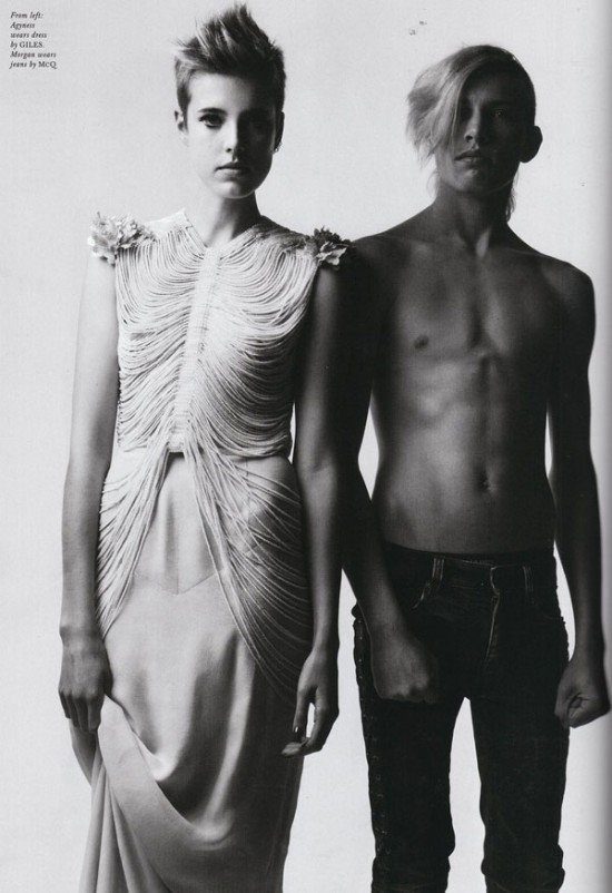 Lovely models for Love Magazine, shoots by Patrick Demarchelier