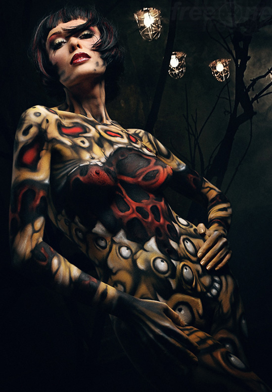 Face & body painting by Evgeny Freeone Face & body painting by Evgeny Freeone