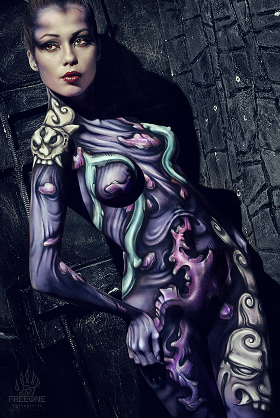 Face & body painting by Evgeny Freeone Face & body painting by Evgeny Freeone