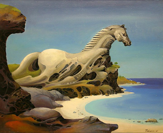 Magnificent and impetuous horses painted by Vasko Taškovski