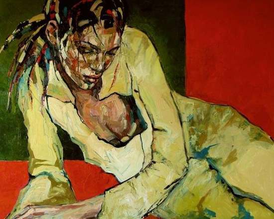 Studies of human nature, paintings by Anna Bocek