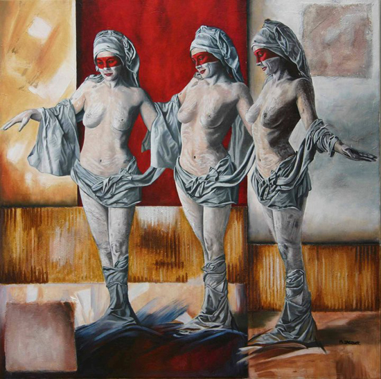 Between reality and fantasy, paintings by Philippe Jacquot Between reality and fantasy, paintings by Philippe Jacquot