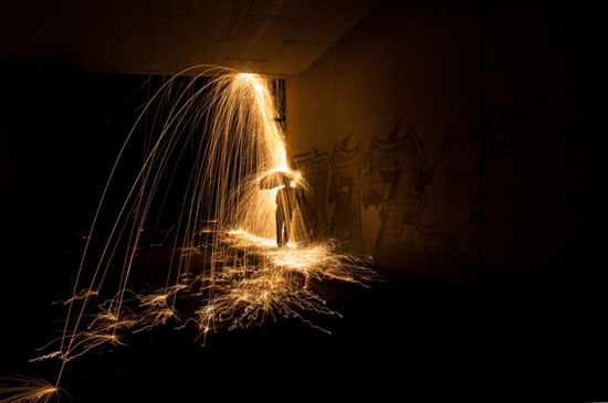 Light painting by Simon Berger