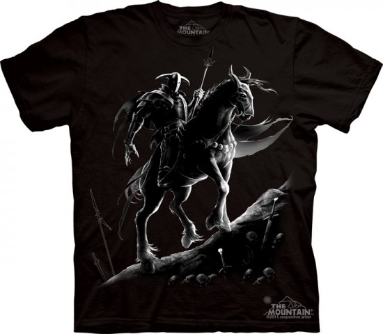 Dark Knight black shadows rider horse custom t-shirt design