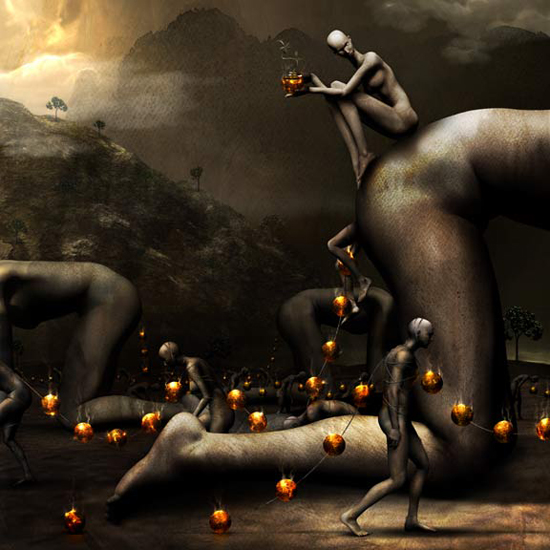 Dark digital art by David Ho
