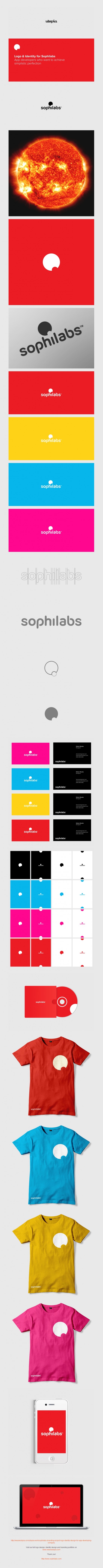 Sophilabs logo and corporate identity design by Utopia Branding Agency