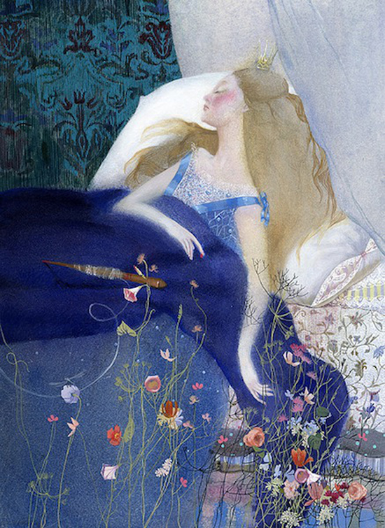 Dark Fairy Tales, illustration by Nadezhda Illarionova