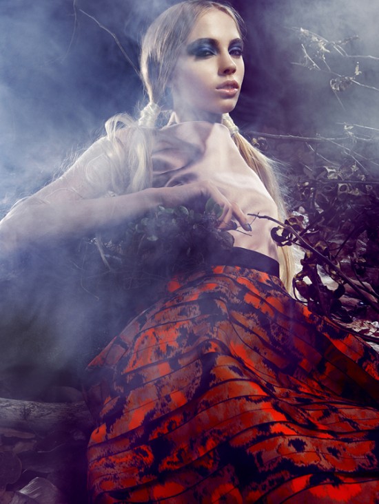 The Girl in the Woods, Editorial Spread for Nuyou Magazine by Brendan Zhang