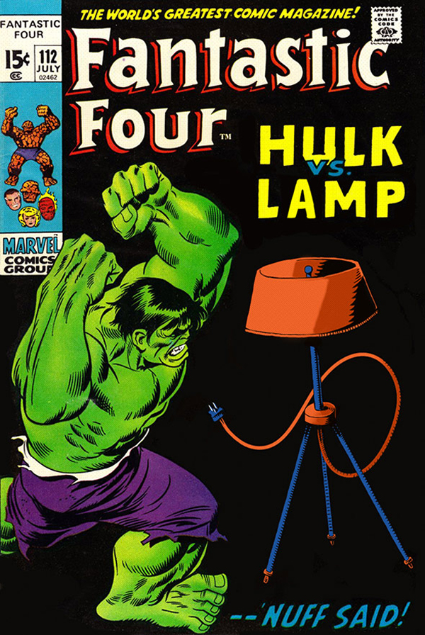 Popular comic books get mashed up with lamps