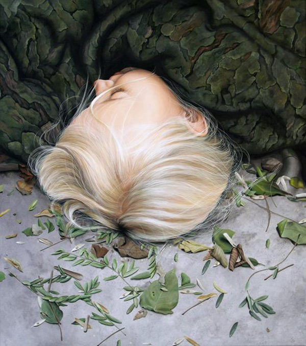 How to disappear, acrylic paintings by Moki Mioke