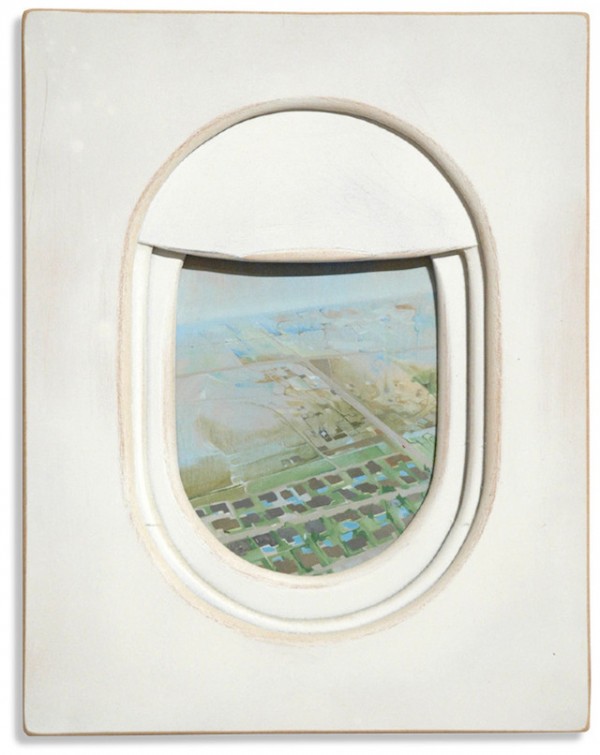 Views From A Plane’s Window, paintings by Jim Darling
