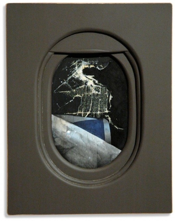 Views From A Plane’s Window, paintings by Jim Darling