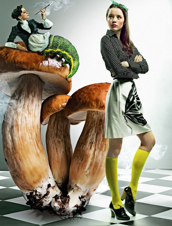 Alice, fashion editorial for the bulgarian magazine MAXIMUM