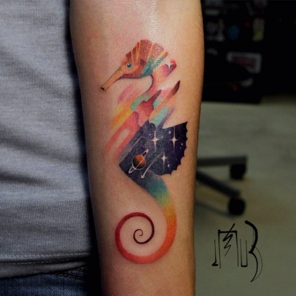 Pixel & Glitch, eye-catching tattoos by Lesha Lauz