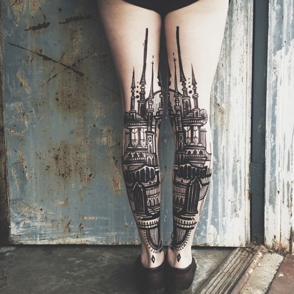 Beautiful aesthetic tattoos by Thieves of Tower
