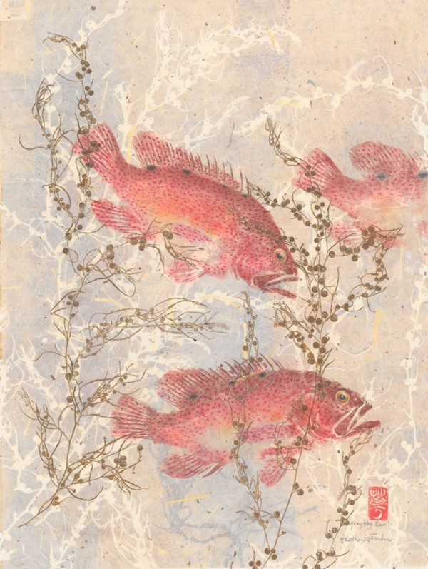 Gyotaku by Heather Fortner