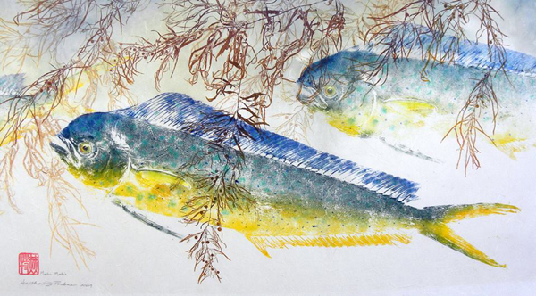 Gyotaku by Heather Fortner