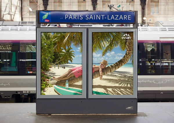 Evian Campaign LIVE YOUNG, photography by Jean Yves Lemoigne