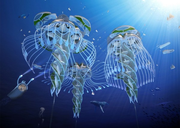 Aequorea, architectural concept for an amazing oceanic city by Vincent Callebaut
