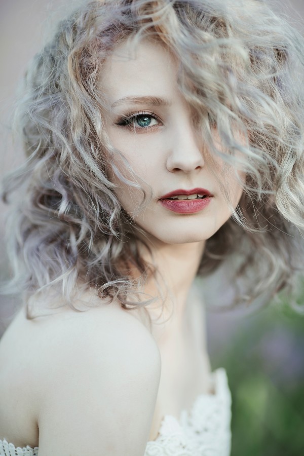 Lavender girl, digital photography by Jovana Rikalo