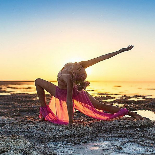 Heidi Williams has found serenity through her yoga practice