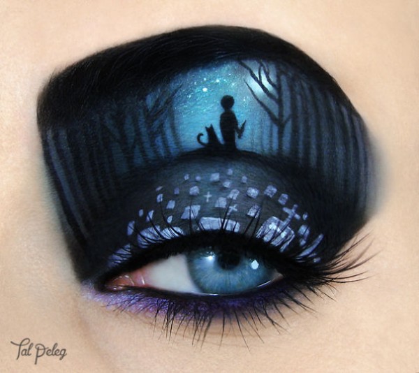 Halloween Make Up, eye-art by Tal Peleg