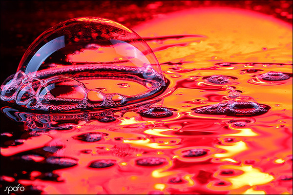 Bubbles, digital photography by Kenny Beele