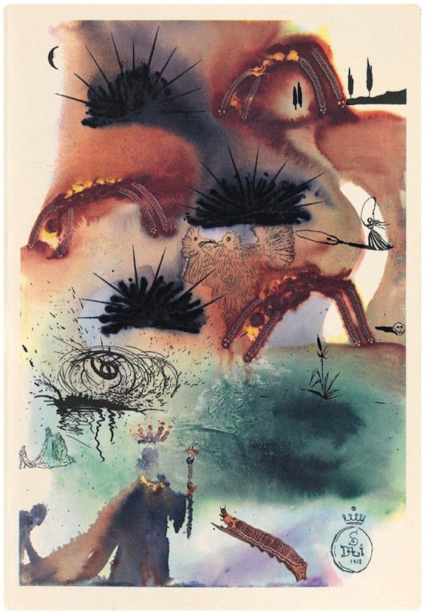 Alice’s Adventures in Wonderland, illustrated by Salvador Dalí in 1969