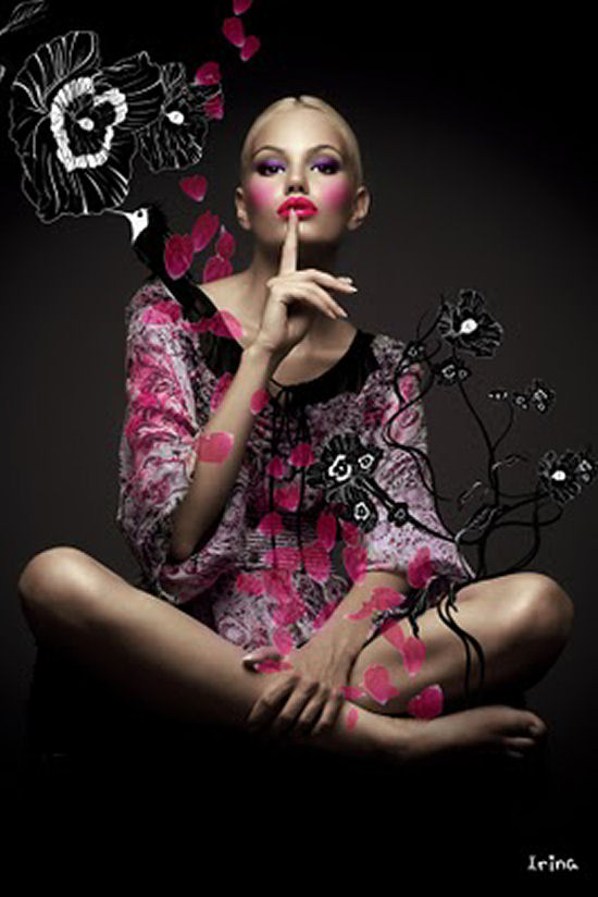 Dark & interesting ladies photomanipulations by Irina Bogos