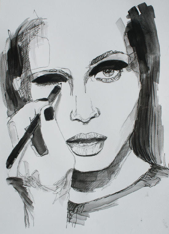 Expressive drawings of Magdalena Szklarczyk