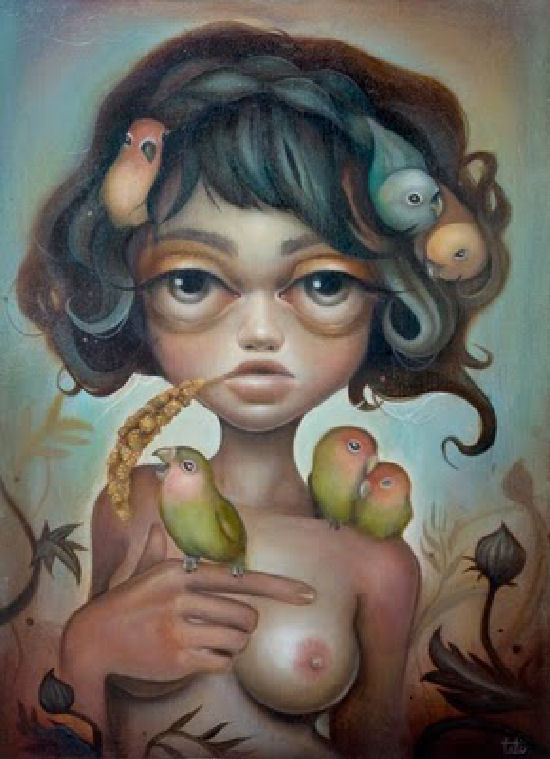 Tati Suarez – Charming childlike exotic paintings