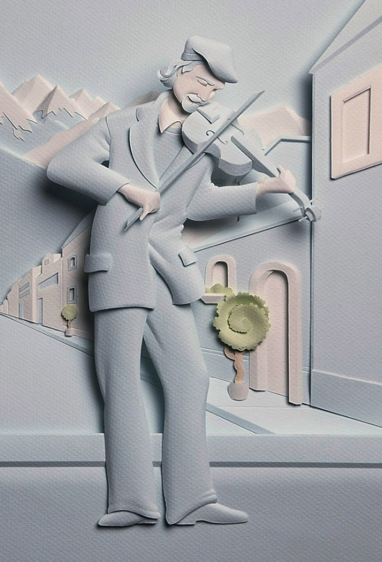 Superb paper sculptures by Carlos Meira