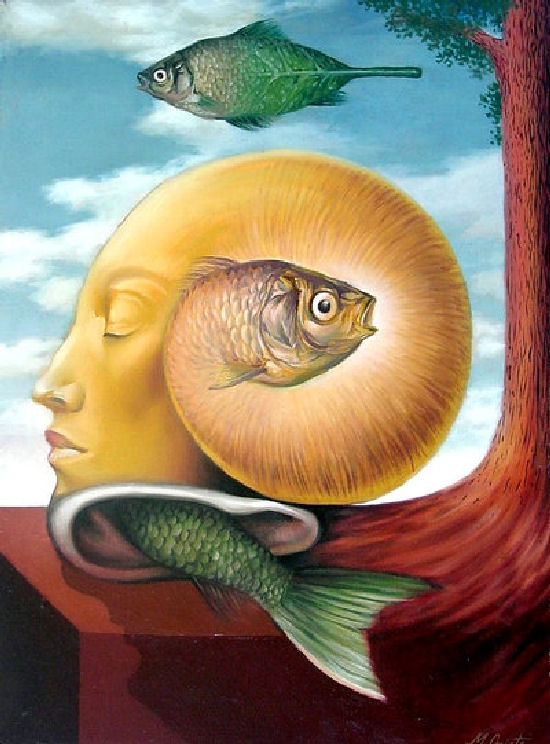 Fantastic surreal paintings by Mihai Criste