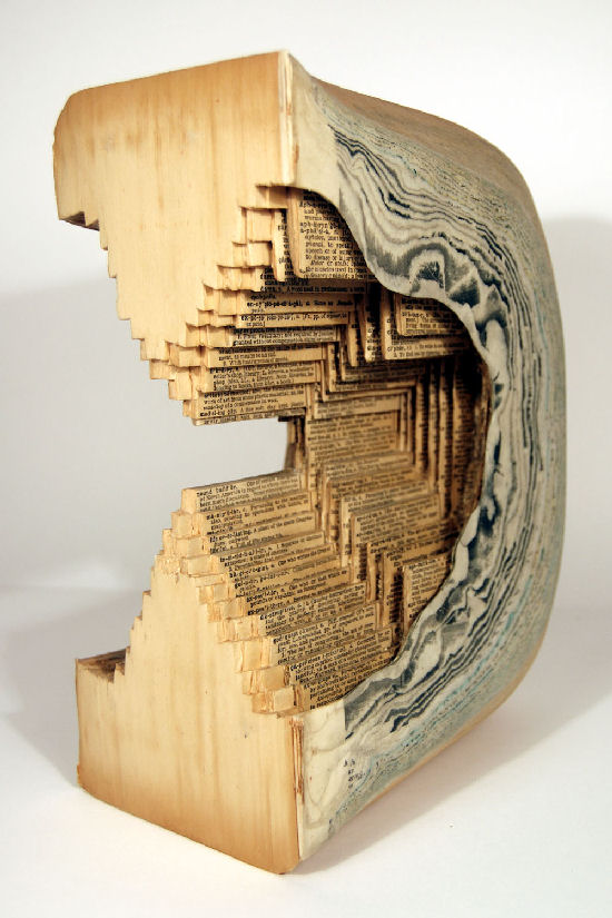 Amazing book carvings by Brian Dettmer
