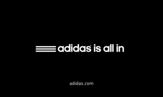 Adidas - Is all in with Katy Perry, B.O.B., Lionel Messi, David Beckman, Derrick Rose, Dennis Busenitz, The Like