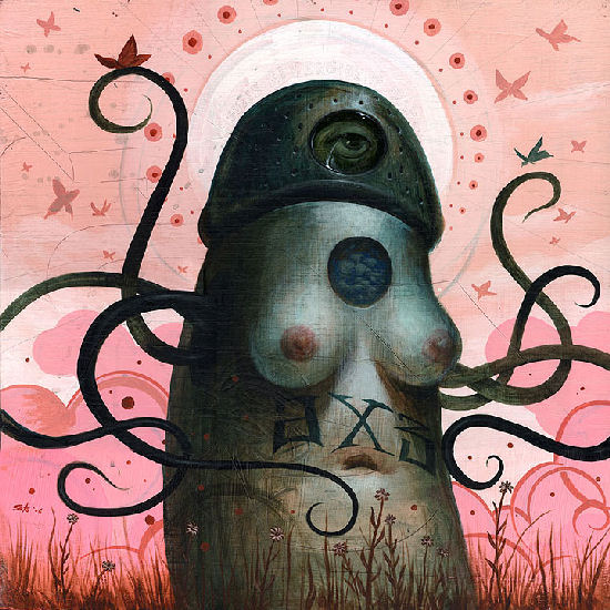 It's colorful to be a happy monster, amusing illustrations by Jeff Soto