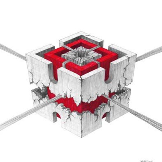 Inner Cubes by Marcel Bakker