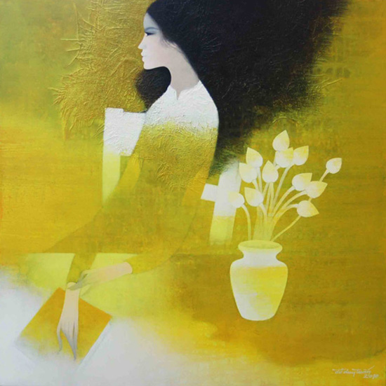 Somber and dreamy portraits painted by Vietnamese artist Do Duy Tuan