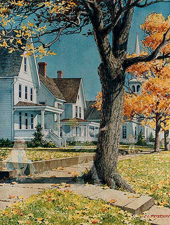 The memories collection, watercolor paintings by Charles L. Peterson