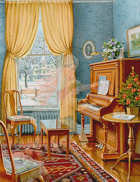 The memories collection, watercolor paintings by Charles L. Peterson