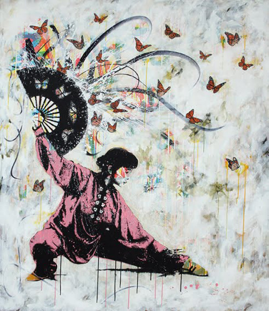 Joao MT: mixed media and acrylic paintings