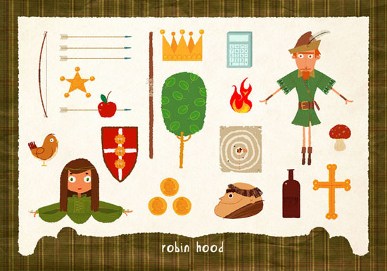 12 famous fairy tales in pieces by Simone Massoni