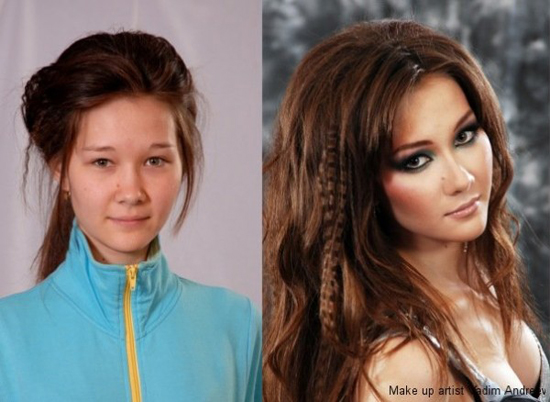 Makeup miracles: makeup artist, Vadim Andreev