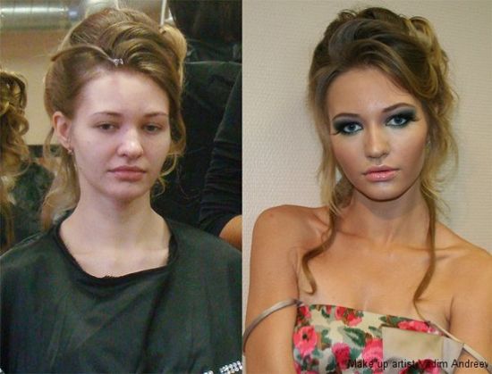 Makeup miracles: makeup artist, Vadim Andreev