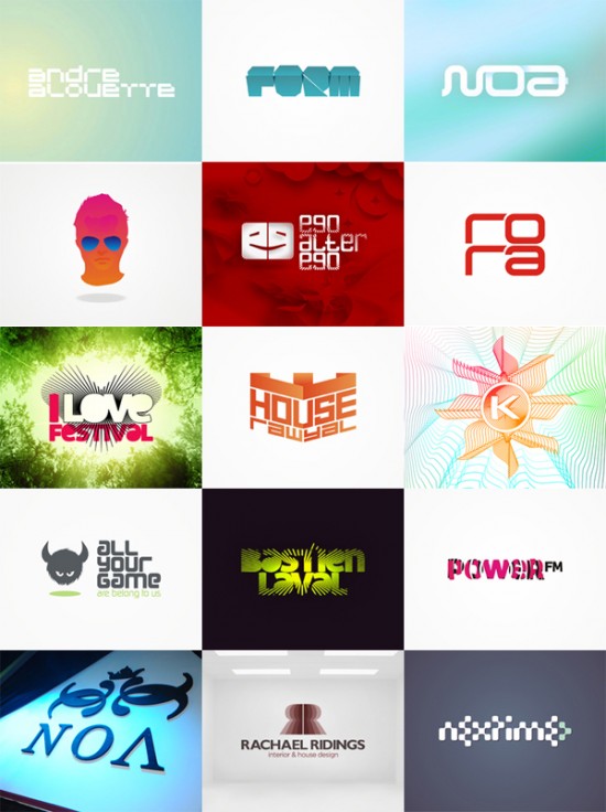 Creative colorful logo designs 2011 from Alex Tass - nocturn.ro