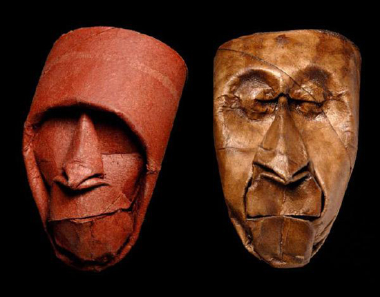 Expressive and unusual masks by Junior Fritz Jacquet