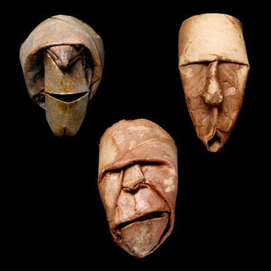 Expressive and unusual masks by Junior Fritz Jacquet